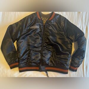 Ladies Harley-Davidson Black and Orange Jacket